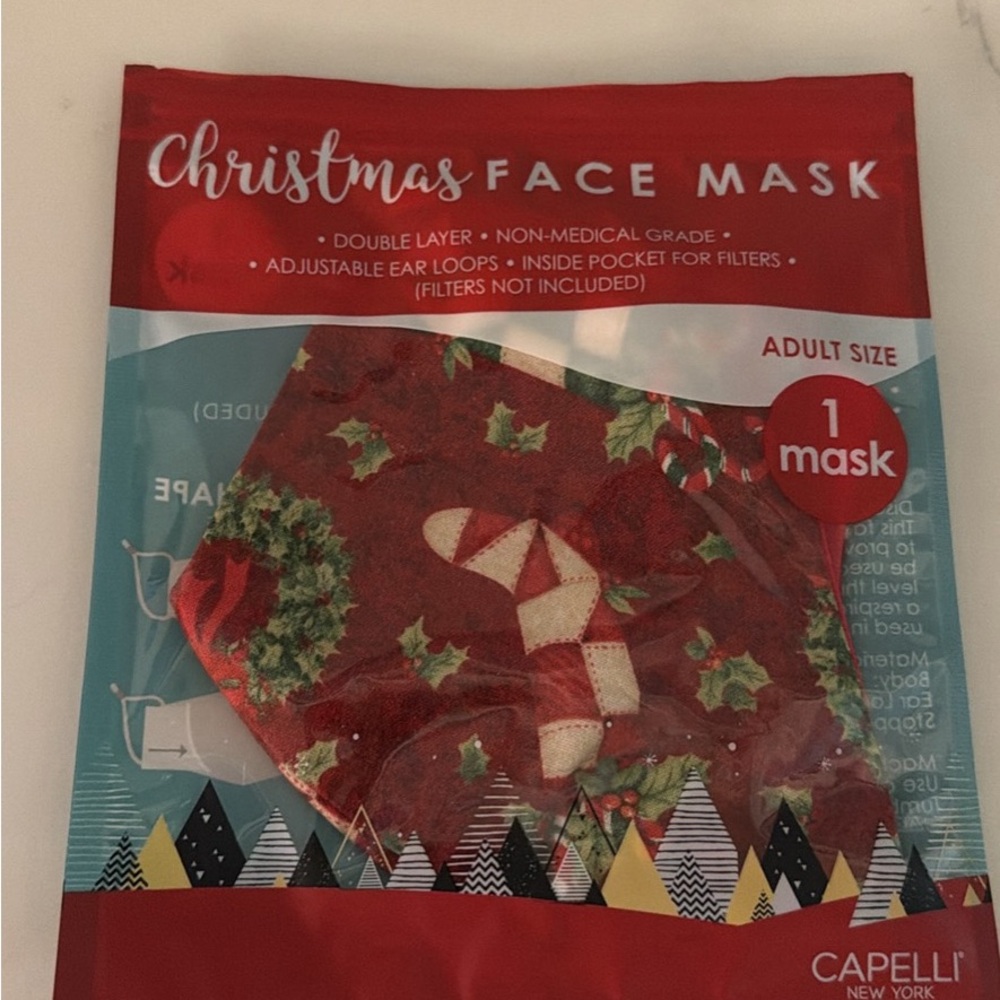 Capelli New York Christmas Face Mask